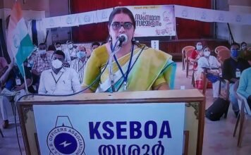 സമ്മേളനംതുടരുന്നു. ചര്ച്ച പൂര്ത്തിയായി